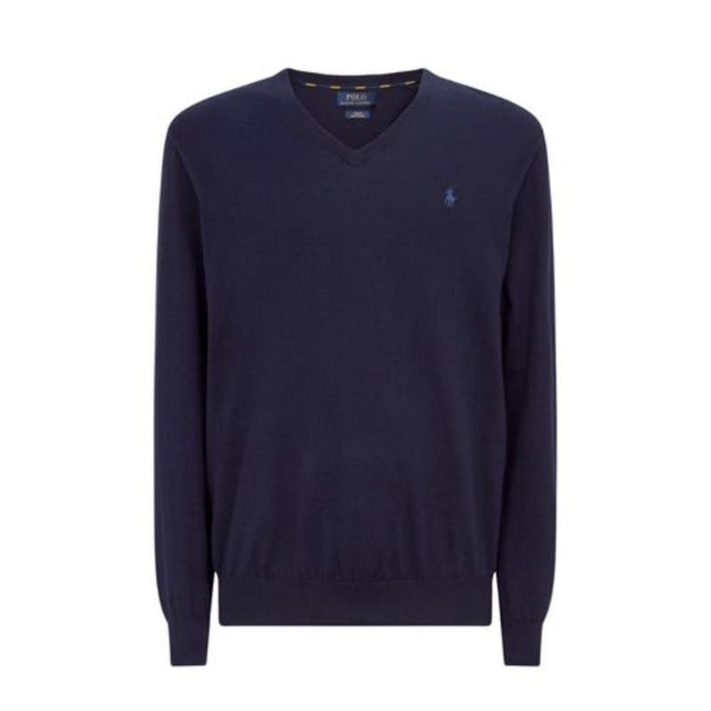Ralph Lauren Pima Cotton V Neck Sweater